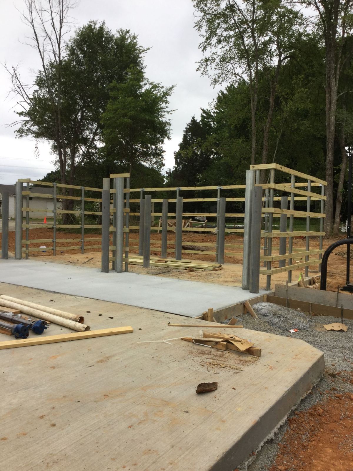 Lake Wylie 7-Eleven - Enclosure Frame Complete