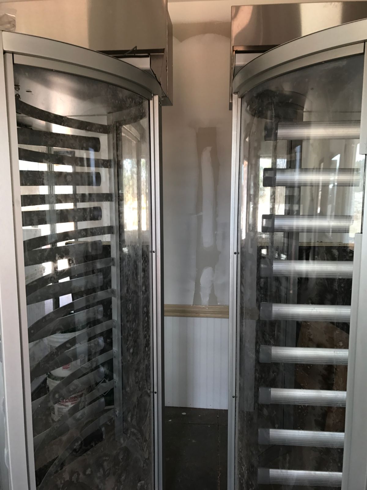 Full-height security turnstile units installed at FedEx facility