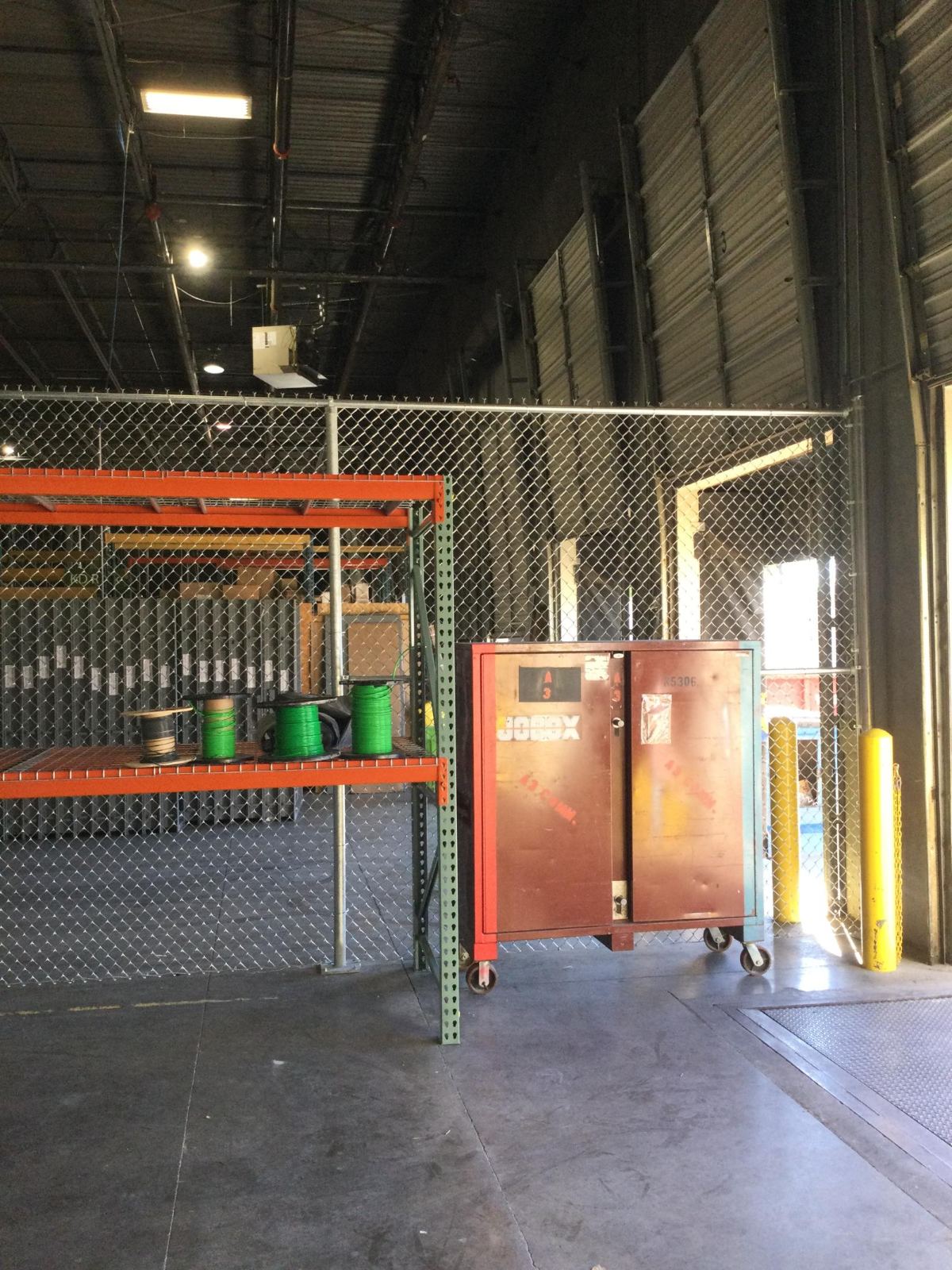 10-foot-high interior commercial chain link fencing