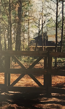Wood farm gate