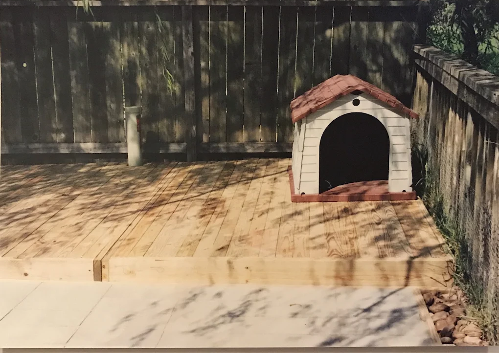 Wood deck installation