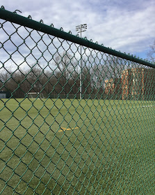 Sports field chain link